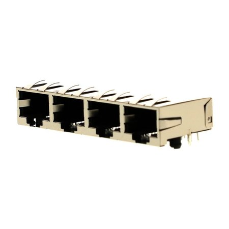 MOLEX Telecom And Datacom Connector, 32 Contact(S), Female, Right Angle, Solder Terminal, Locking, Jack 445600014